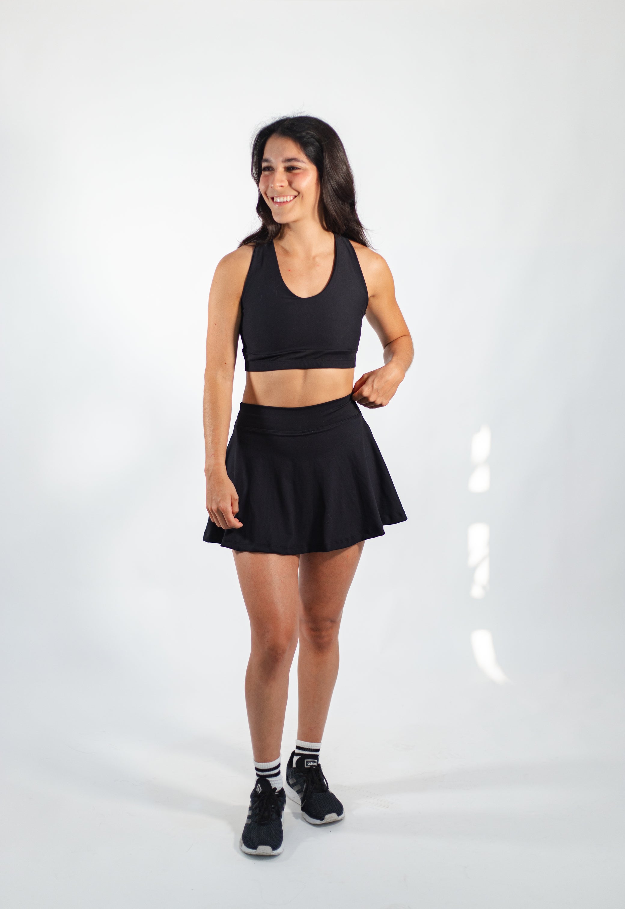Falda Short Mila Color Negro