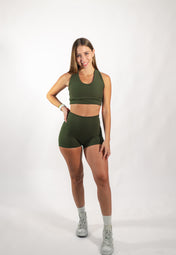 SET SHORT VERDE MILITAR